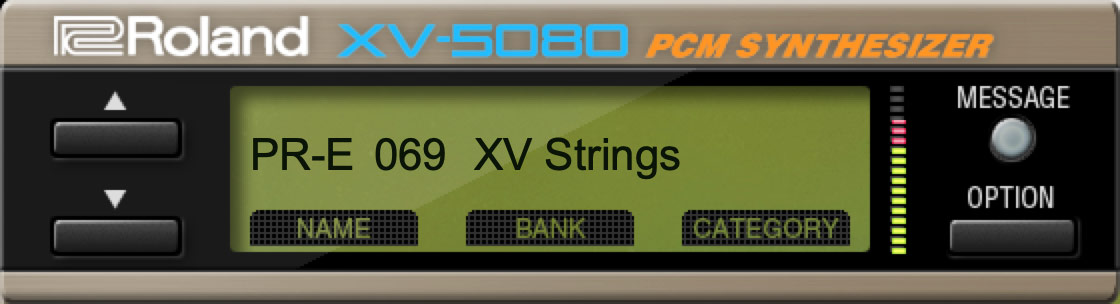 Roland「XV-5080」2000年登場以来『Roland究極のサウンドモジュール