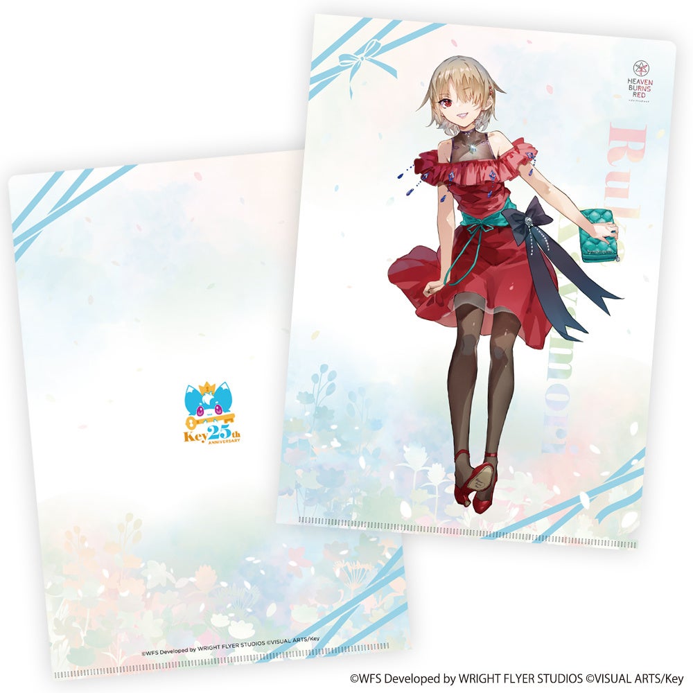 Key25周年を記念した「茅森月歌(ヘブンバーンズレッド)」の描き下ろし