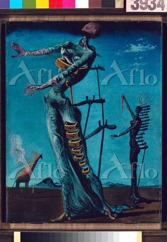 サルバドール・ダリ「燃えるキリン」 [946049]のアート作品 - アフロ