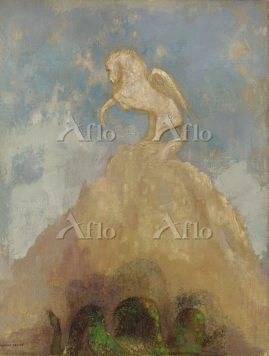 オディロン・ルドン 「ペガサス」 [20907957]のアート作品 - アフロ