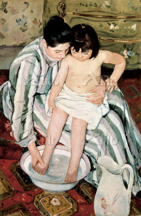 メアリー・カサット 「沐浴（湯浴み）」 [1181382]のアート作品 - アフロ