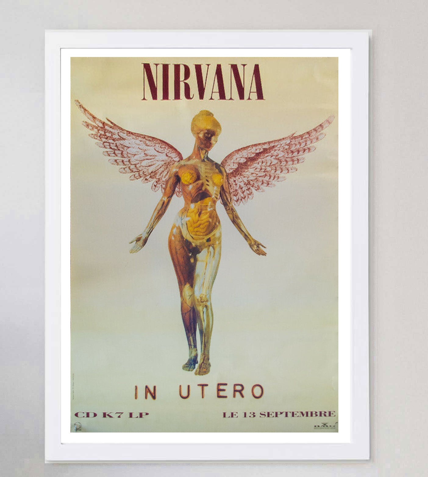 Shop Nirvana - In Utero Original Vintage 1993 Poster | Printed