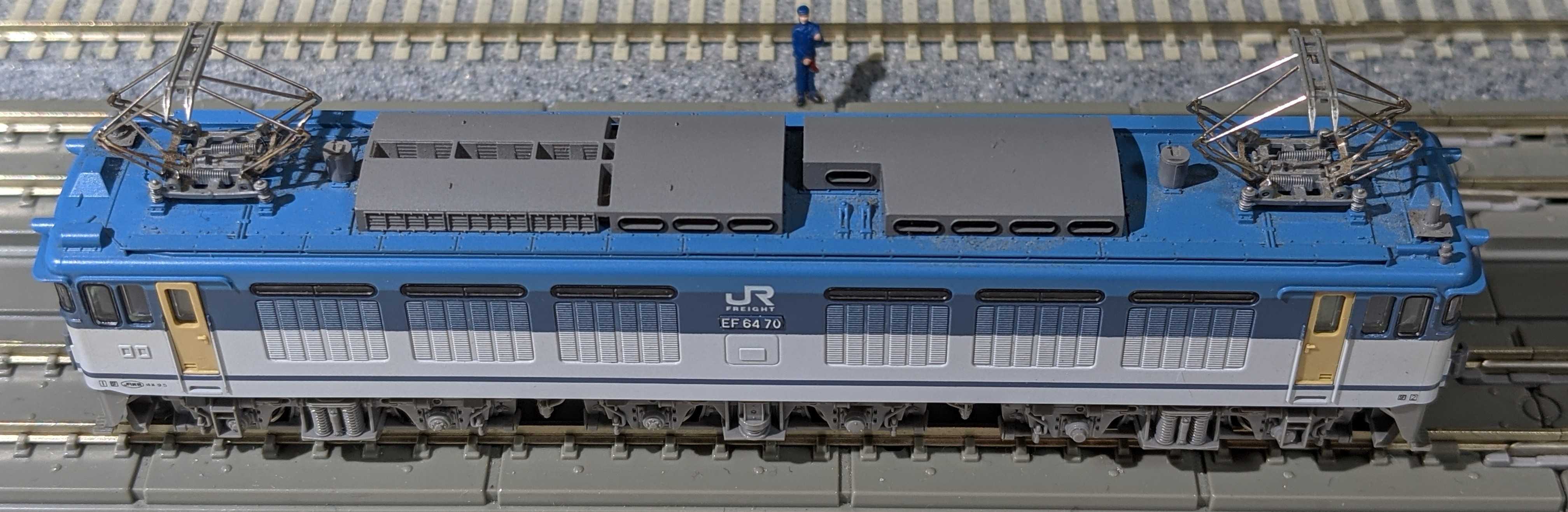 🔵🔧kato 3043 EF64 0番台 JR貨物色 全検 🟢試運転 - 竹ノ塚総合車両