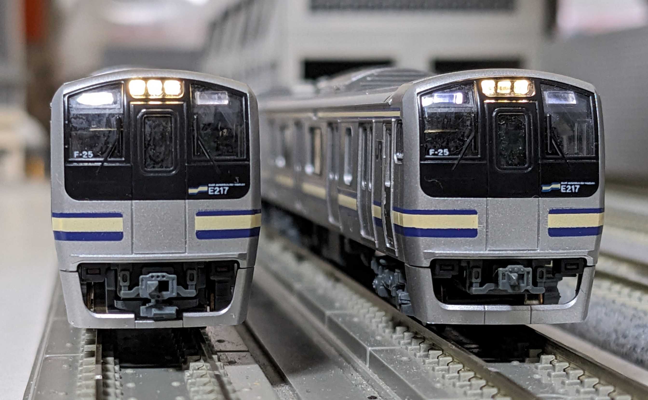 🟣所属車両 KATO 10-495/496 E217系 横須賀線•総武線 8両/3両 - 竹ノ塚