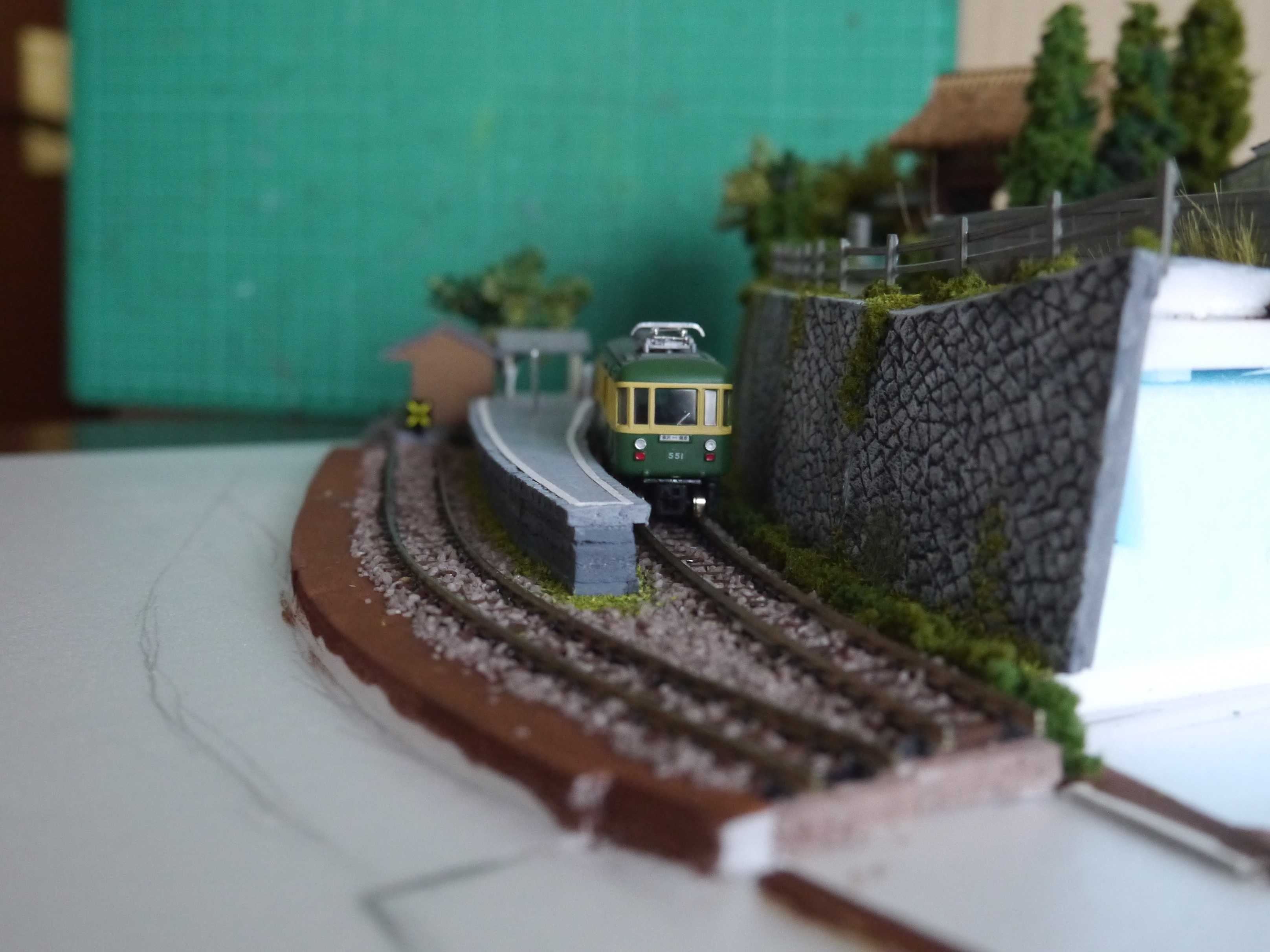 極楽寺駅の製作 - イノッチの鉄道模型ブログ