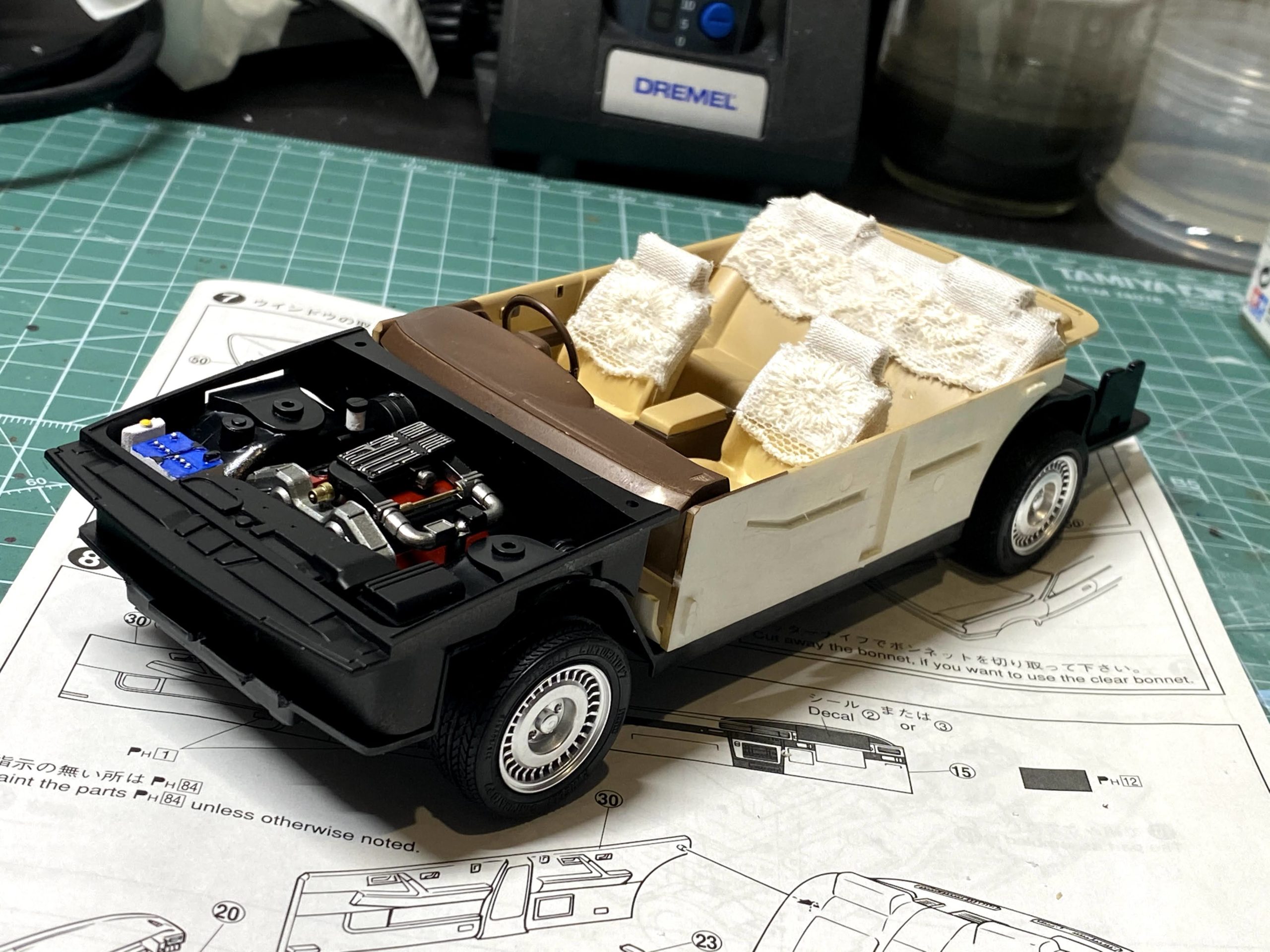 制作】1/24 AOSHIMA CIMA part2 | プラモの時間