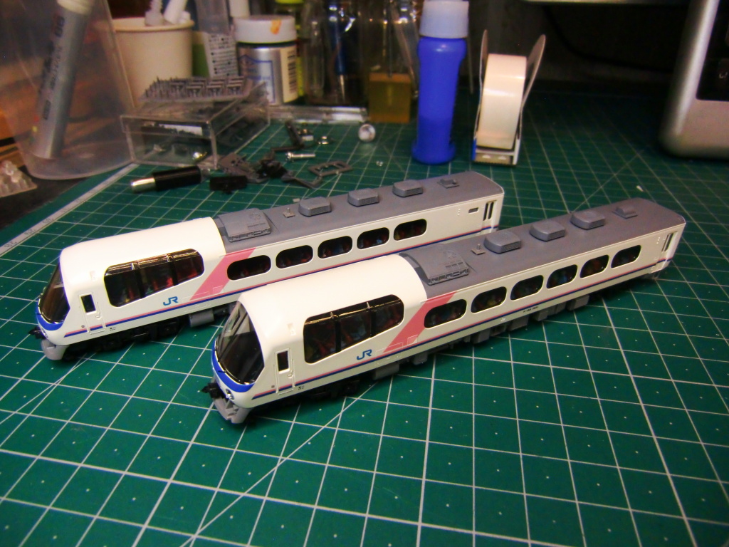 ▽Nゲージ「GMエーデル丹後 室内灯加工＋M車化改造」 – 作業履歴