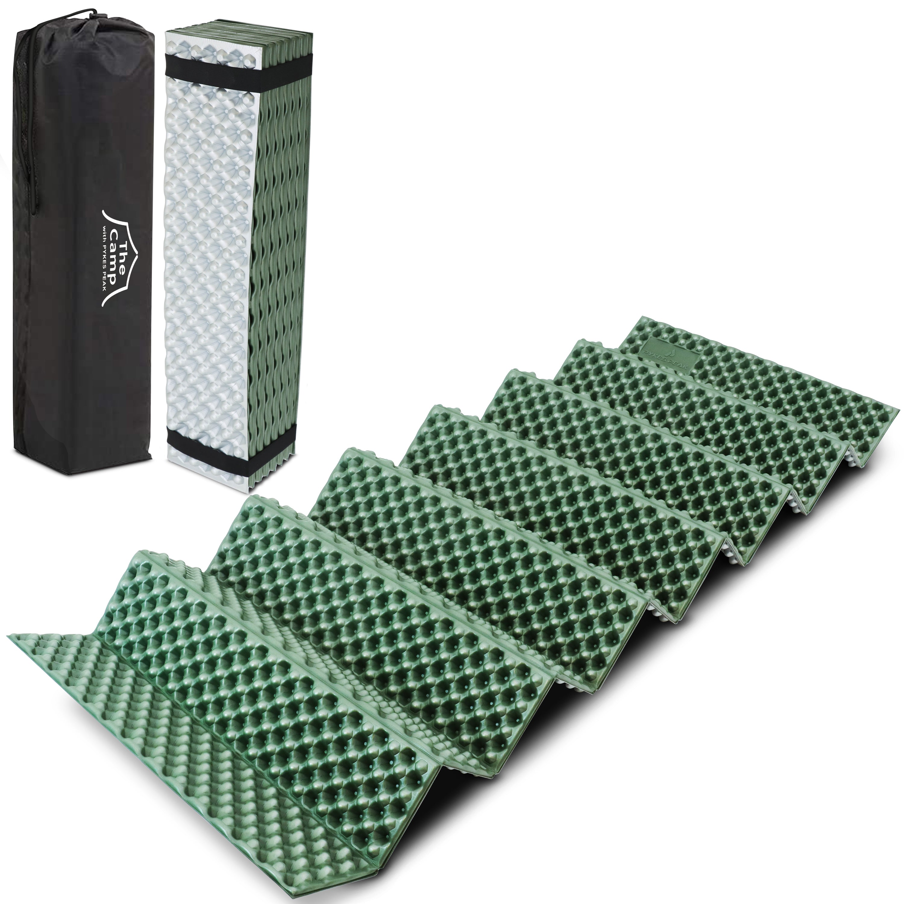 寝心地重視】キャンプマット 厚手 折りたたみ アルミ 断熱 20mm