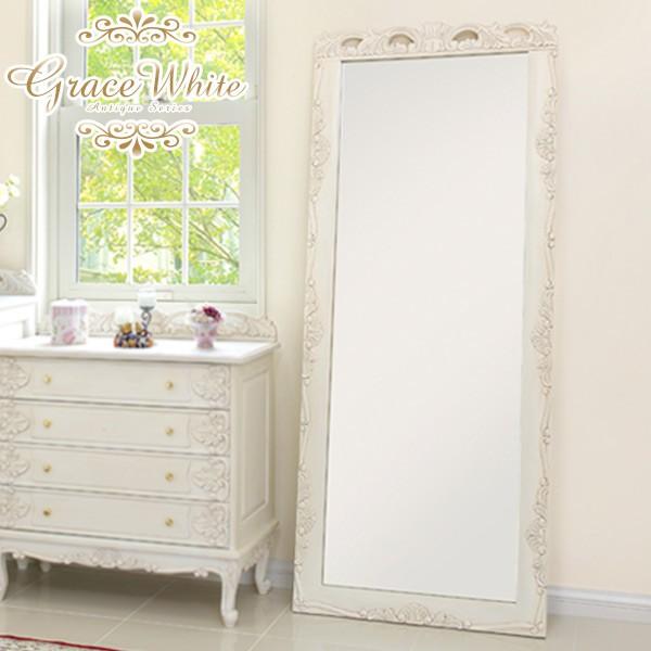 全身鏡 [幅65] シャビーシック アンティーク調 Segreta | おしゃれな