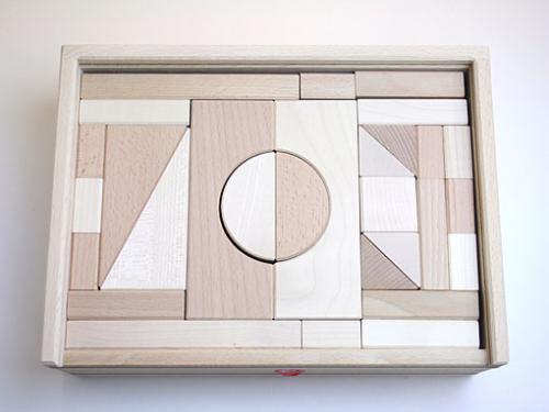 木のおもちゃ カルテット / アルビスブラン 積木（小）｜スイス