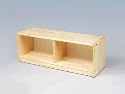 ブロック社　白木棚 楽天市場】ブロック社 白木棚（大）背板つき 保育家具 おもちゃ 収納