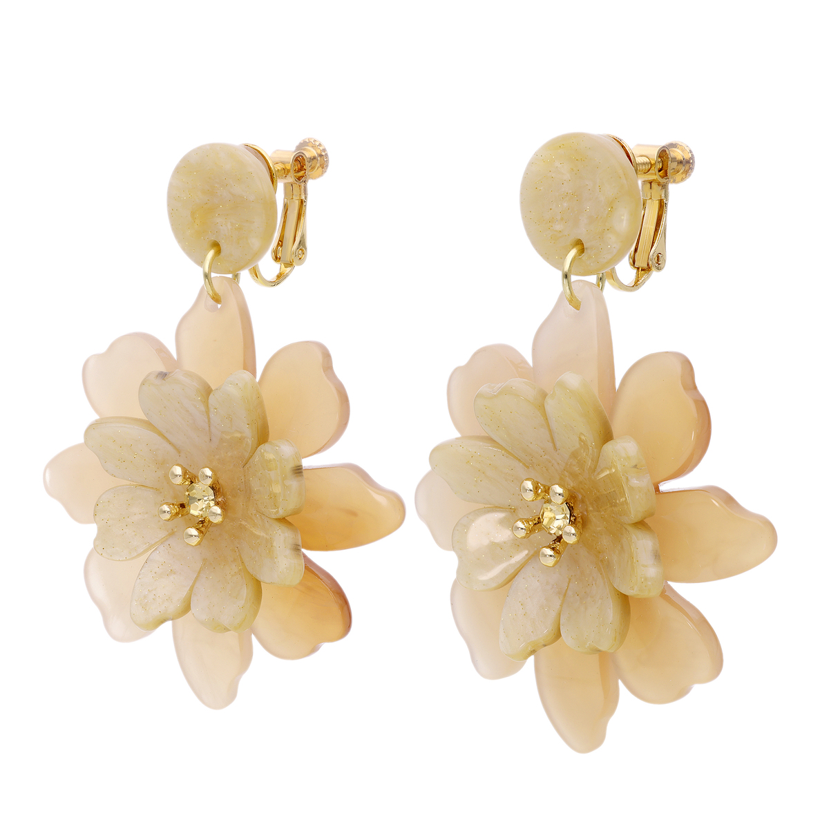 JinkaNezu フラワーガーデン イヤリング/ピアス ジンカネヅ（JinkaNezu