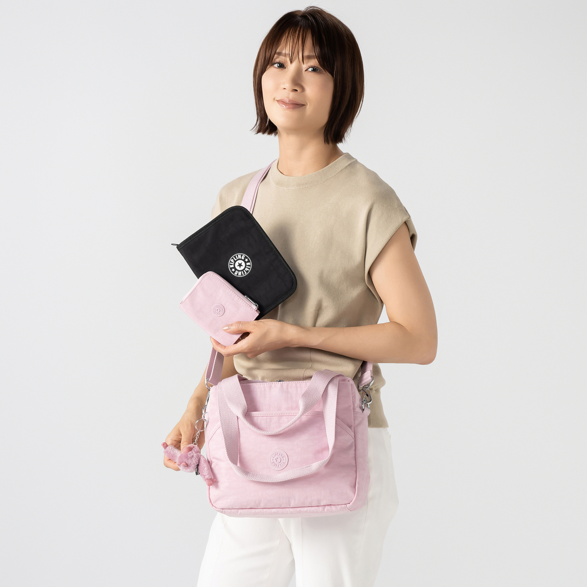 Kipling オーリン 2WAYハンドバッグ&ウォレット&手帳ケース キプリング