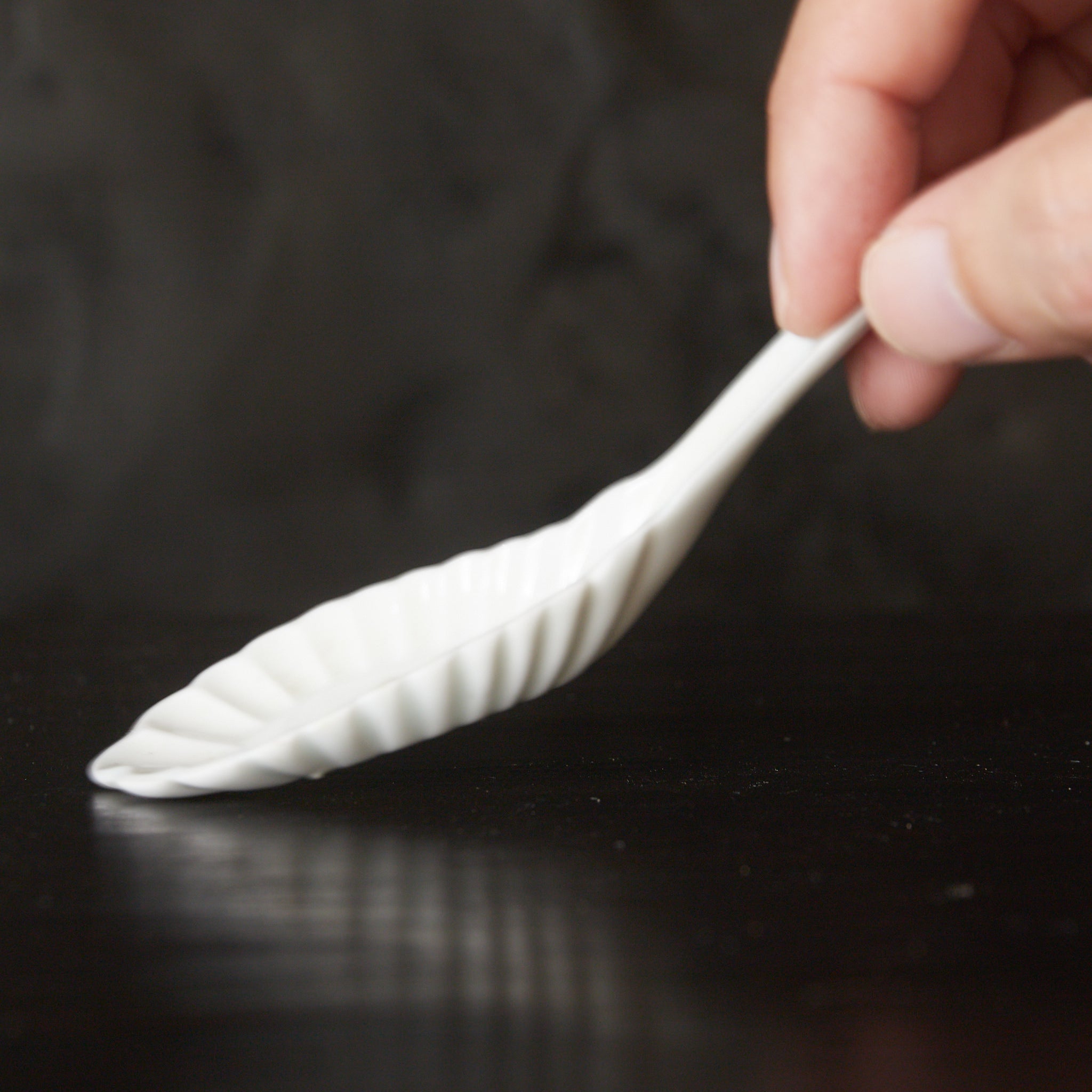 明代–清代 白磁菊花形蓮華 水滴（1368–1911CE） | 入蘆花（ロカニイル）