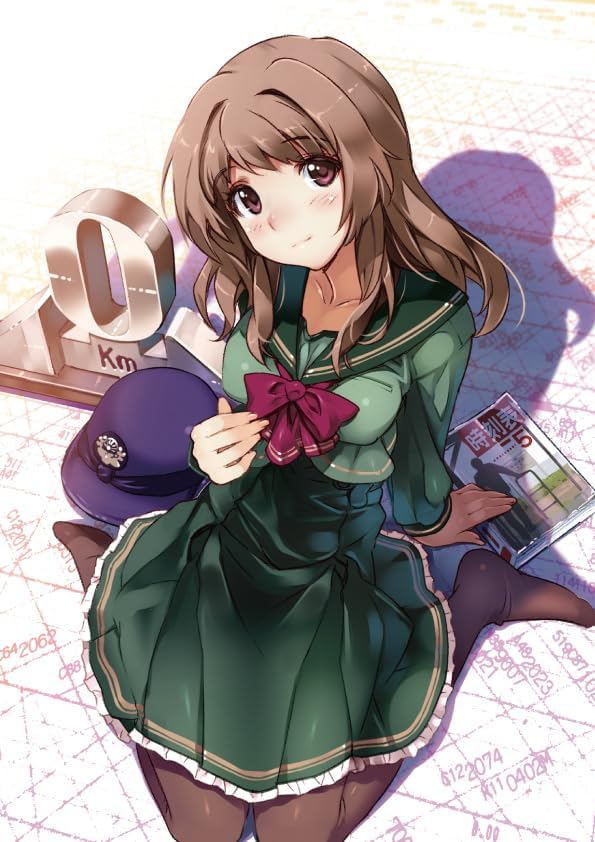 RAIL WARS! 公式 複製原画 01巻口絵・小海 はるか 02 | RAIL WARS