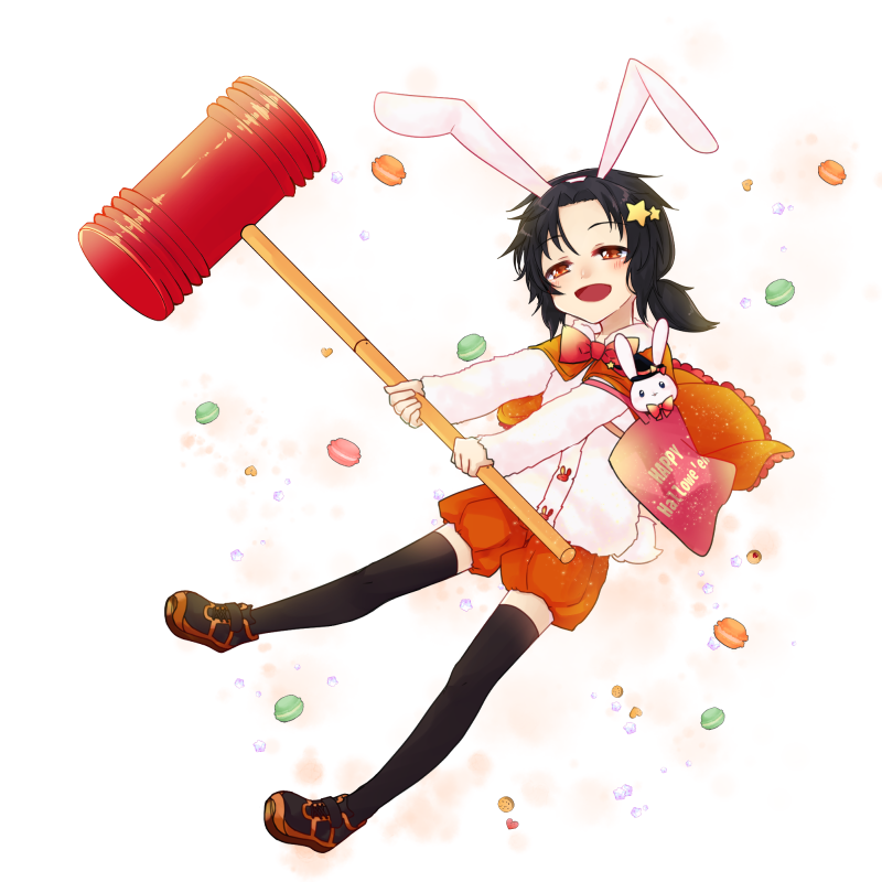 ハロウィン】月からまぎれたウサギさん！｜イラスト詳細｜らっかみ！