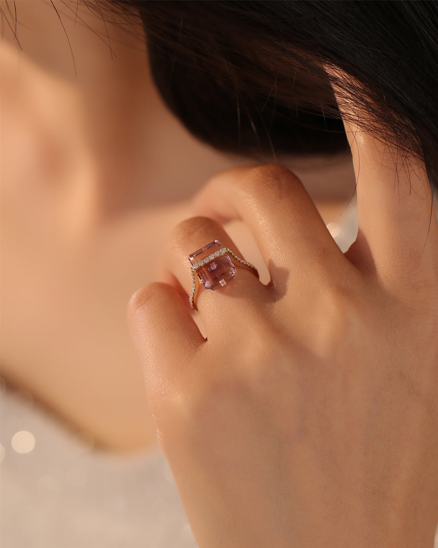 Ravicharme | 【数量限定】Nude 天然石リング アメトリン M – RAVICHARME