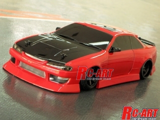 UGA-0403]YOKOMO製 S14後期ｼﾙﾋﾞｱ用リアワイドフェンダーset RC-ART