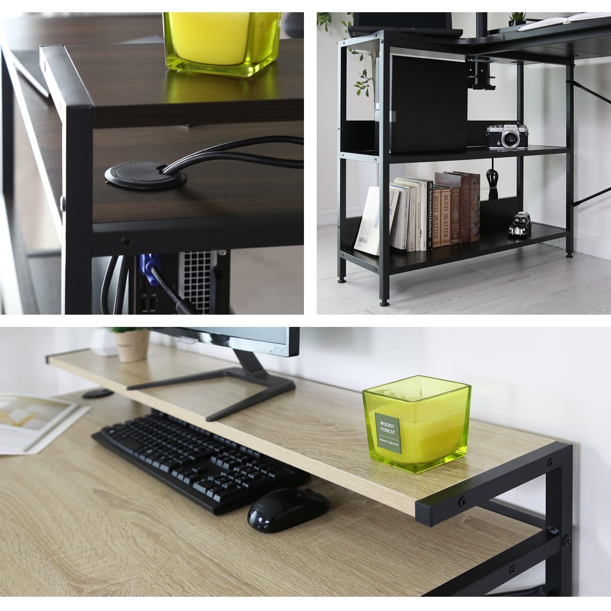 幅120】ディスプレイ台付きデスク トリシー – remembrance-doris