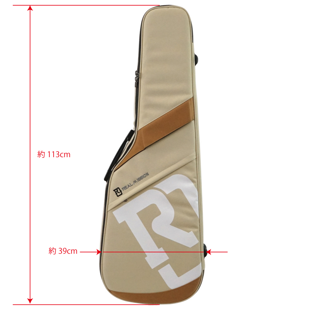 Venus 02-E Cream 防水 エレキギターケース ギグバッグ | REAL MISSION