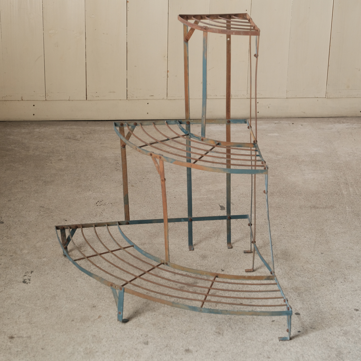 FR-66 フランスアンティーク ガーデンコーナーラックスタンド