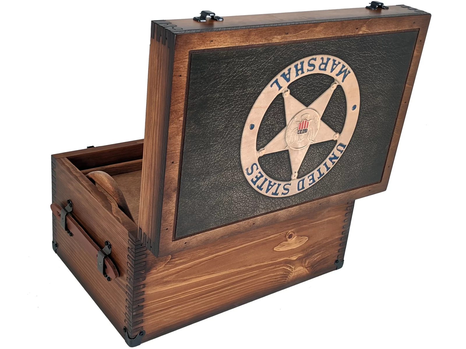 US Marshal Badge Keepsake Box