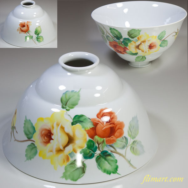 オールドノリタケ日陶電傘ランプシェード花柄 : 昭和レトロ雑貨