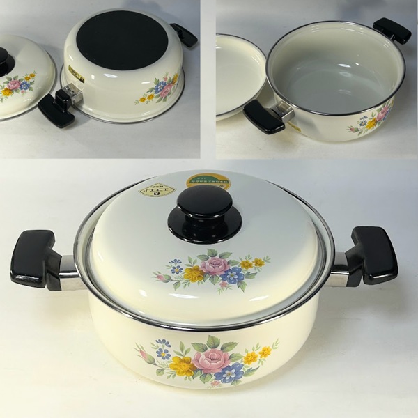 昭和レトロホーロー鍋 : レトロポップ雑貨台所用品通販ショップ