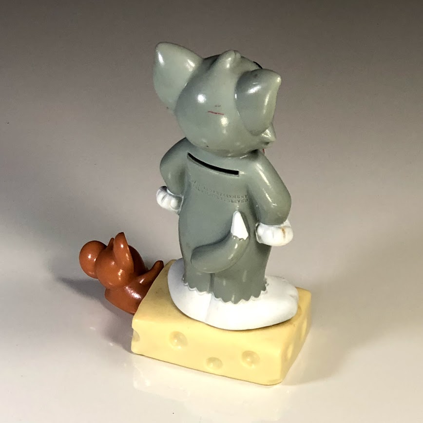 十六銀行トムとジェリーソフビ貯金箱 : 昭和レトロ雑貨通販