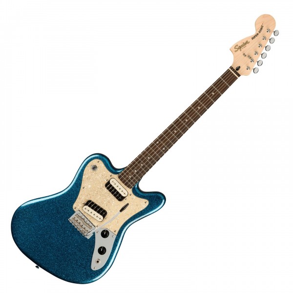 Squier Paranormal Super-Sonic, Blue Sparkle at Gear4music