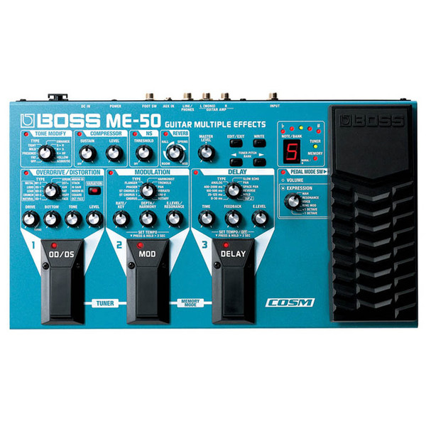 DISC Boss ME-50 Guitar Effects Processor at Gear4music