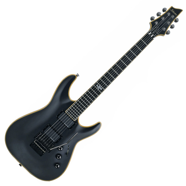 Schecter Blackjack ATX C-1 FR Electric Guitar, Aged Black Satin at