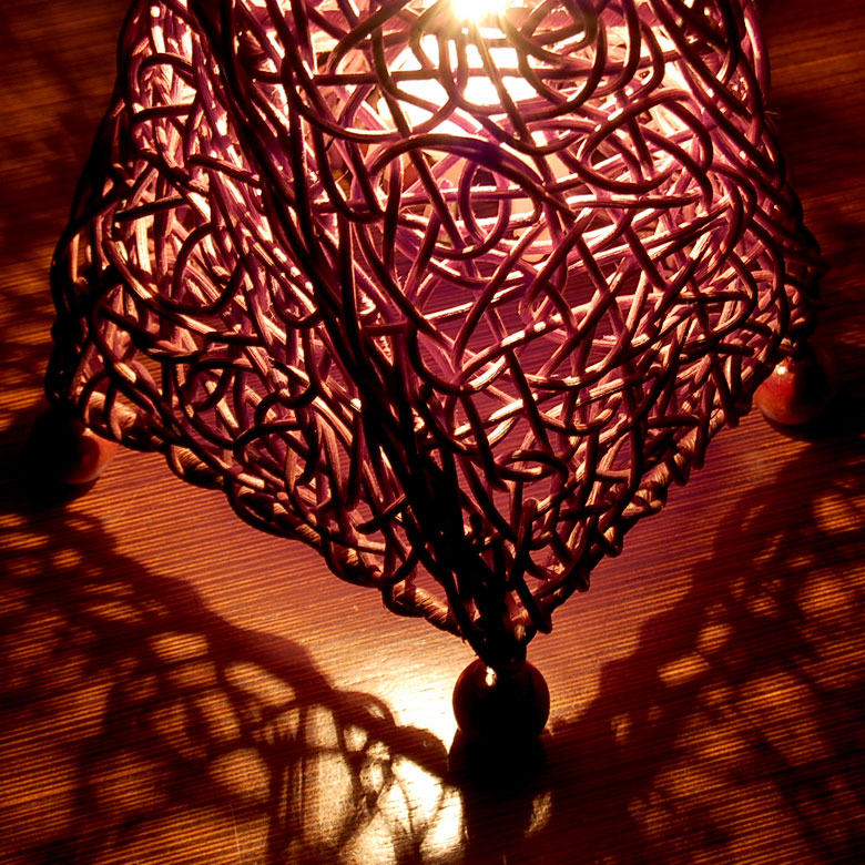 フロアライト リゾート 照明 ライト アジアン照明 ラタンで編まれた