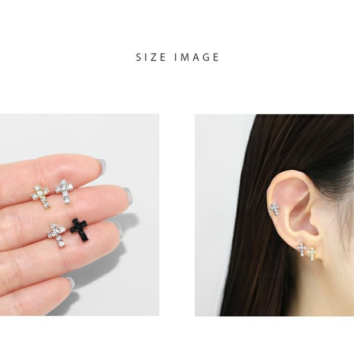 6ジュエルクロスピアス｜ボディピアス凛【公式】