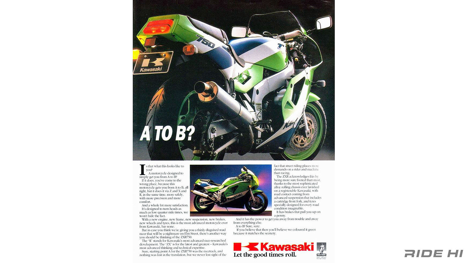 ZXR750で遂にナナハンレプリカへ参入したカワサキ！【このバイクに注目