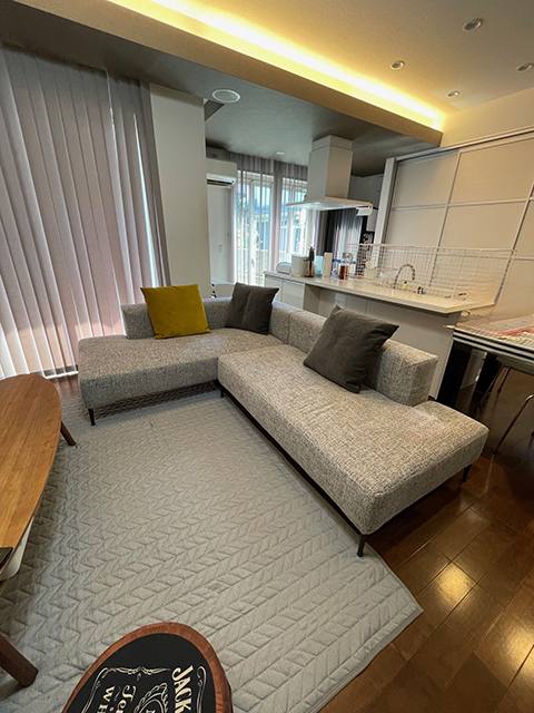 NO.2518｜福山市】SPIGA「LIZ」カウチソファで快適なくつろぎ空間