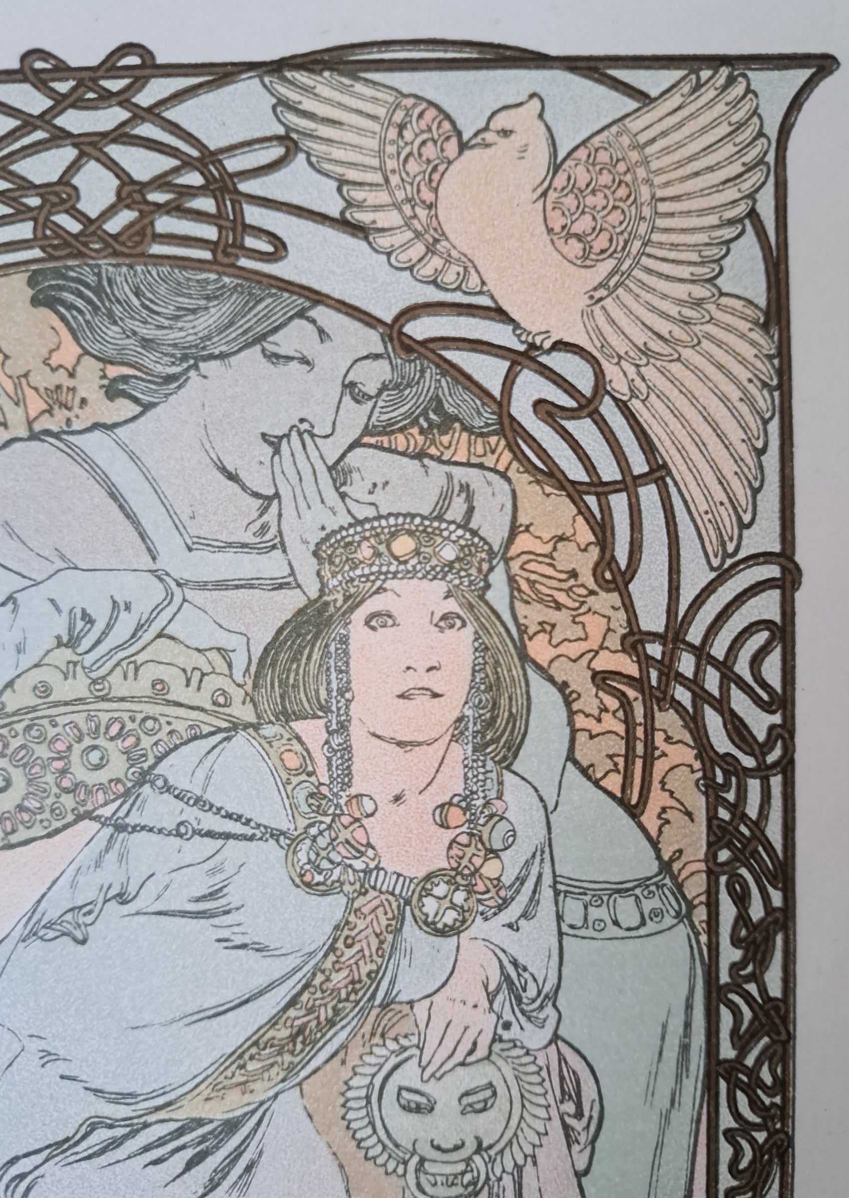 アルフォンス・ミュシャ『トリポリの姫君イルゼ』より第1部扉前挿絵