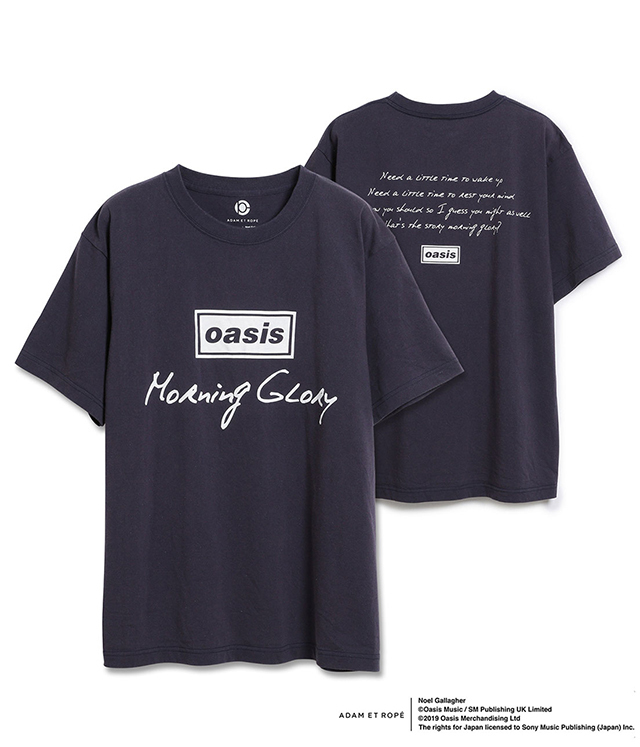アダム エ ロペよりオアシスのリリックTシャツ新作が発売！ 公式として