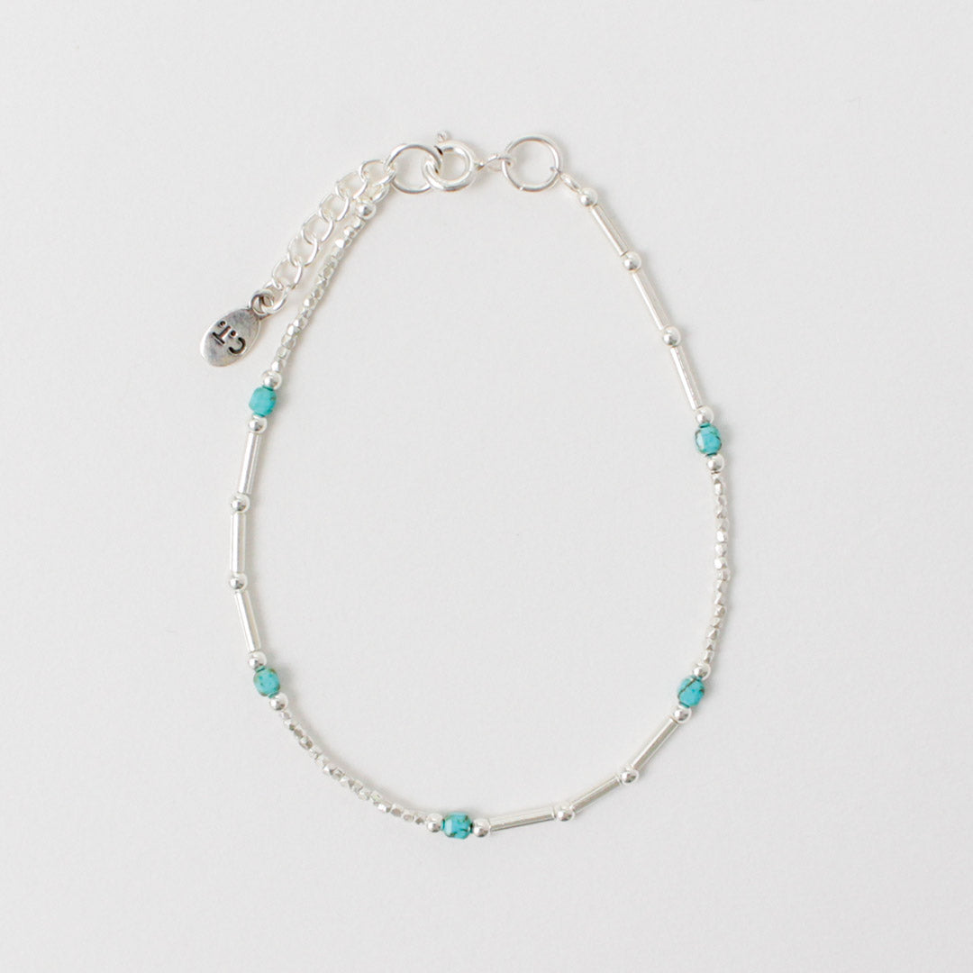 CHALISA T..（チャリッサ・ティー） カレンシルバー ターコイズ ビーズ