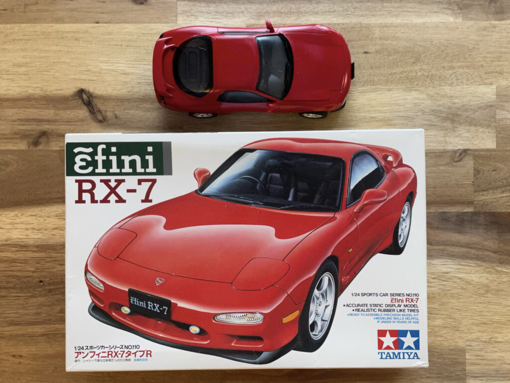 30代半ばから始めるプラモデル]タミヤ アンフィニRX-7を作ってみた