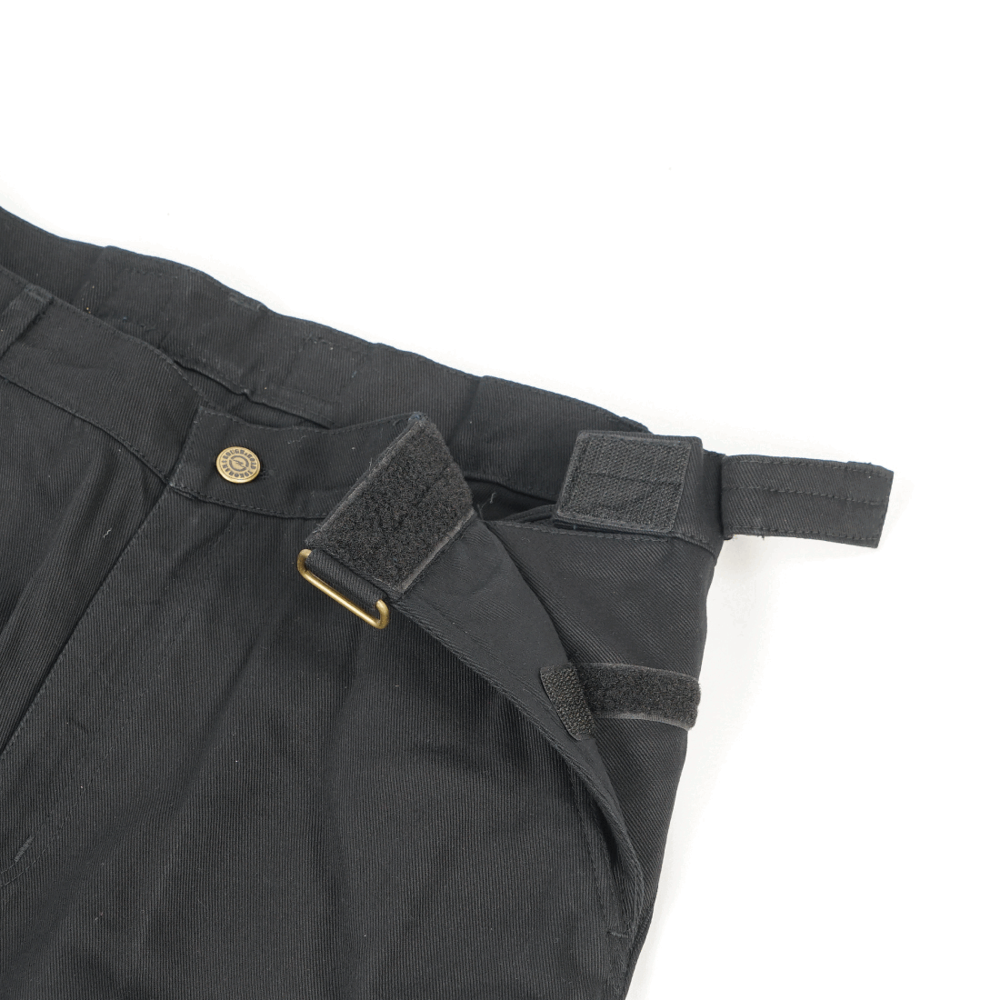 RR7509LF ハーフメッシュストレッチブラックデニムパンツLF | ラフ＆ロード