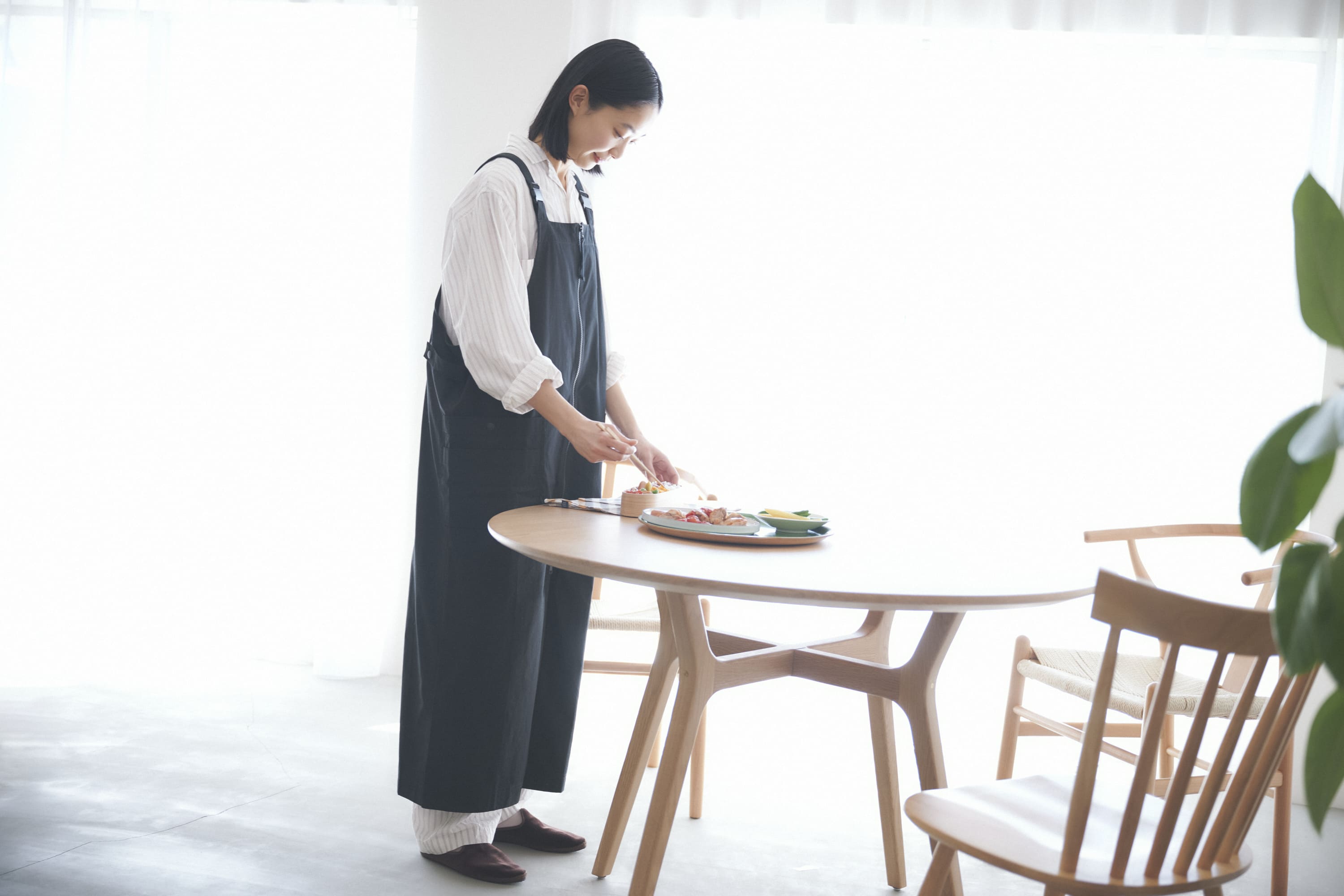 ジップエプロン