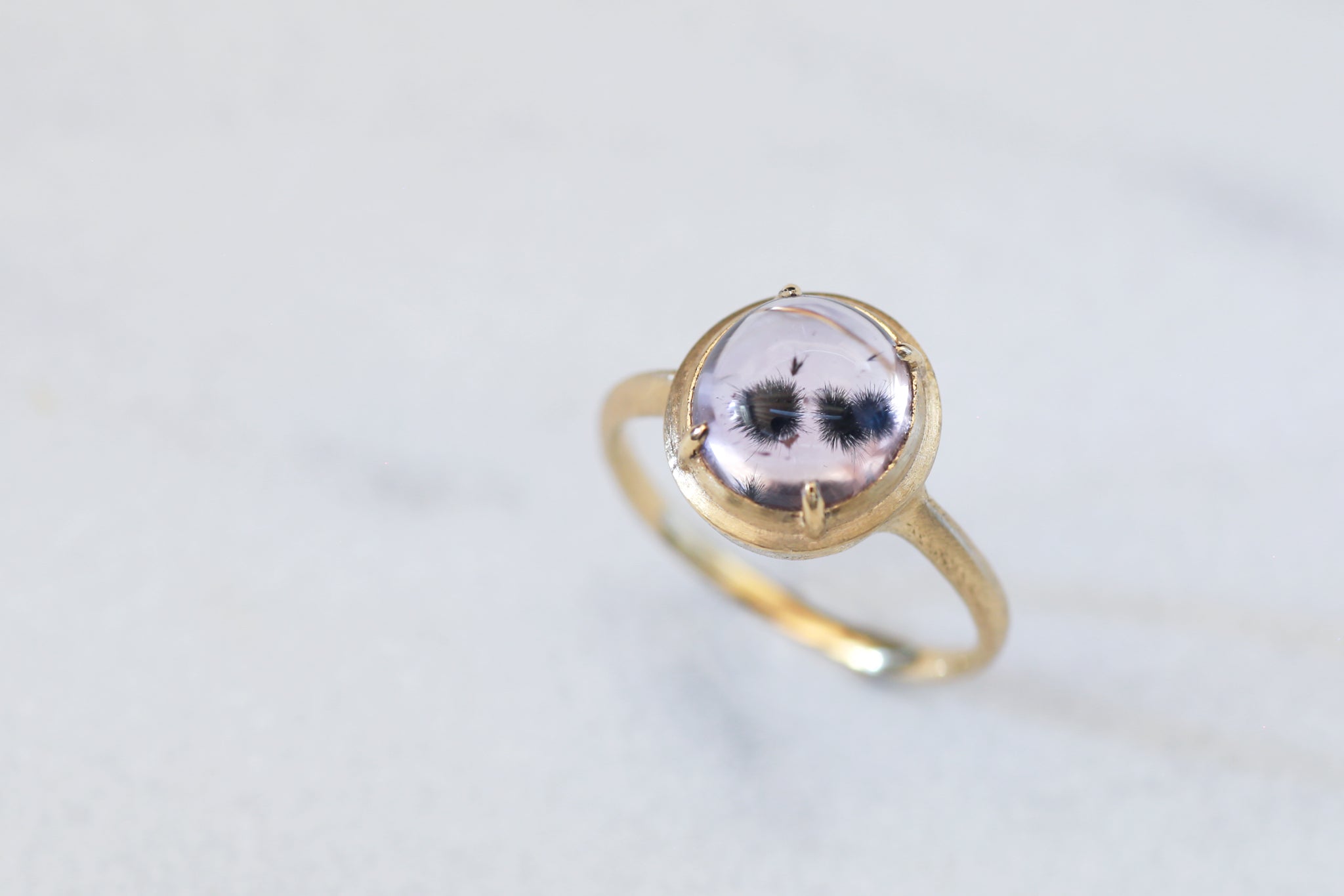 2月誕生石] ロマネサイトインアメジストリング– Ryui