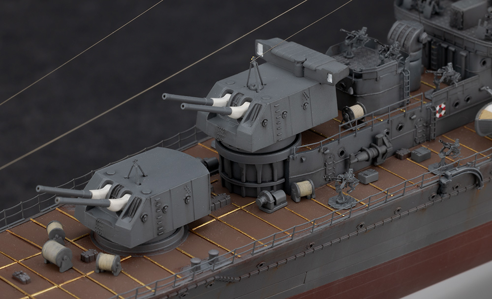 ハセガワ1/350 軽巡洋艦 矢矧 完成編