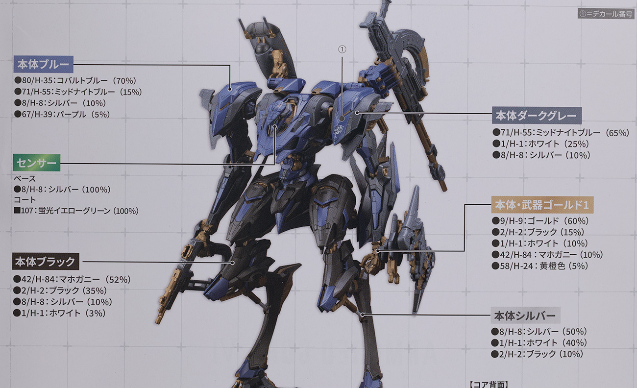 コトブキヤ V.I.O.S. SCHNEIDER NACHTREIHER/40E スティールヘイズ