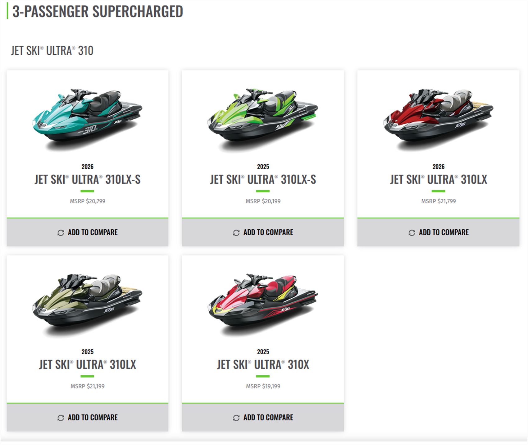 2026年モデル Kawasakiジェットスキー 海外サイトにて発表！ | SAMURAI