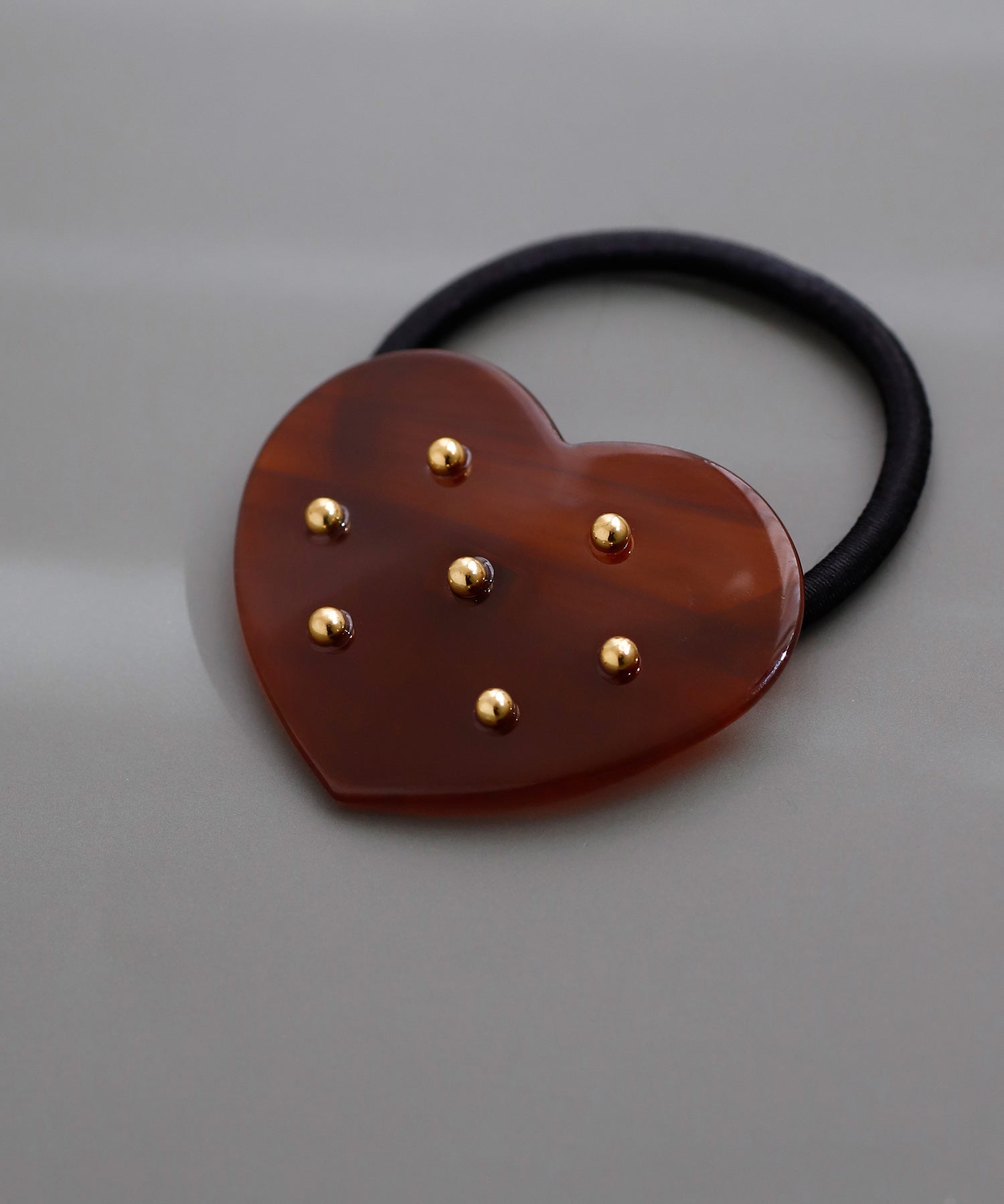 ANEMONE】スタッズハートプレートヘアゴム｜アネモネ・シエナロゼ