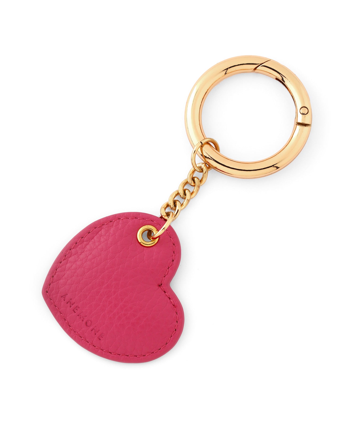 ANEMONE】レザーハートチャーム｜アネモネ・シエナロゼ・ミミサン