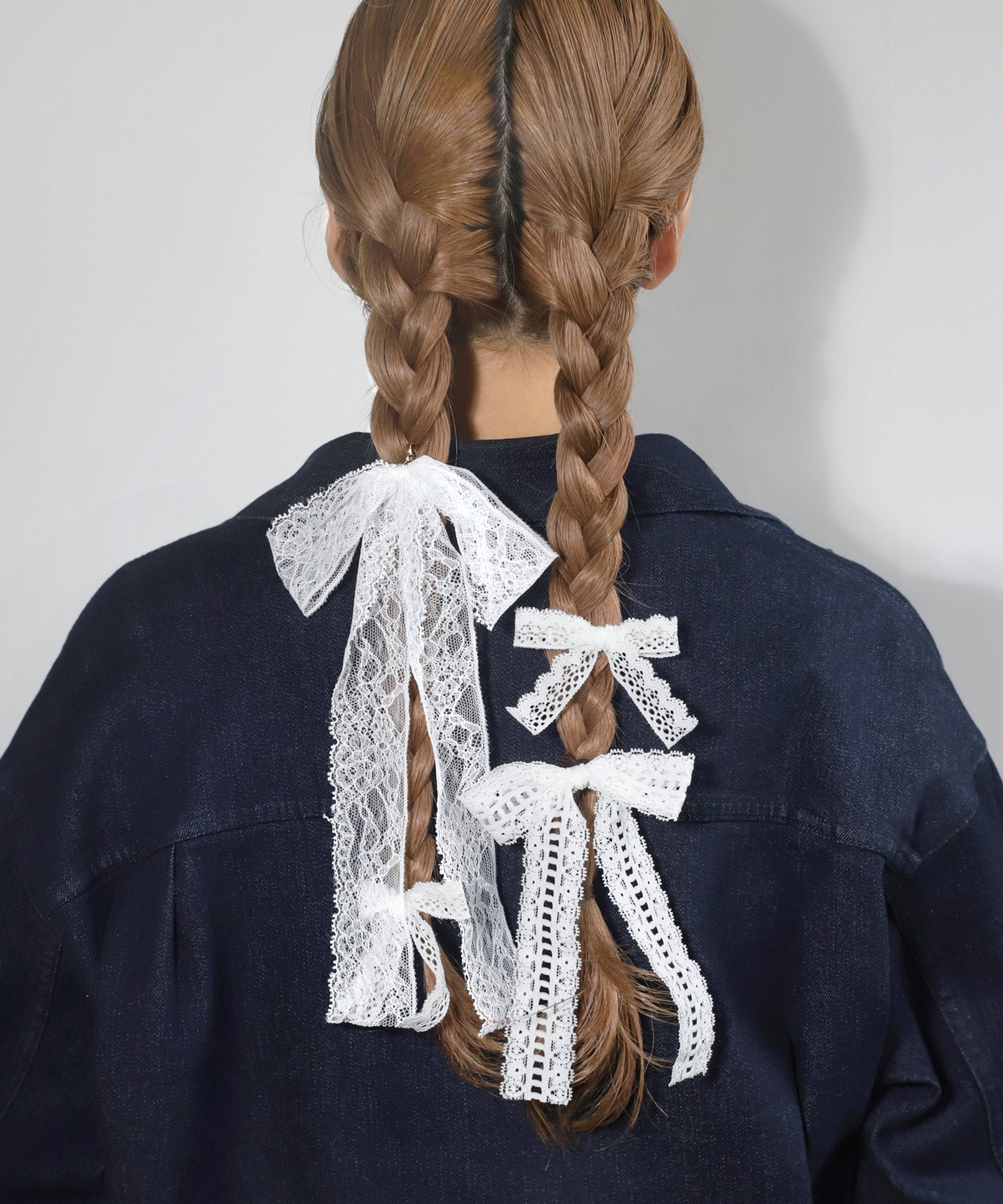 ANEMONE】レースリボンヘアゴム｜アネモネ・シエナロゼ・ミミサン