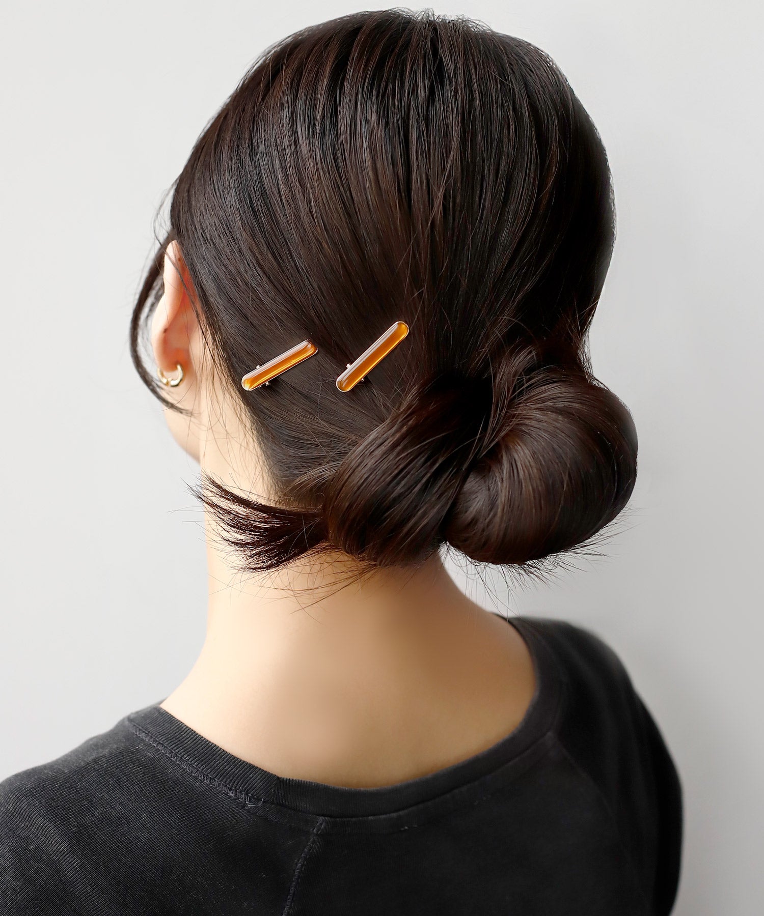 ANEMONE】シックカラーミニクリップ[2本セット]｜アネモネ・シエナロゼ